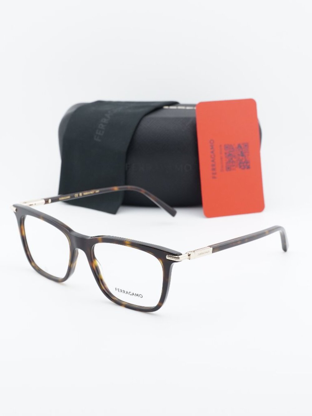 Salvatore Ferragamo SF3007 242 Square Eyeglasses – Dark Havana 53mm